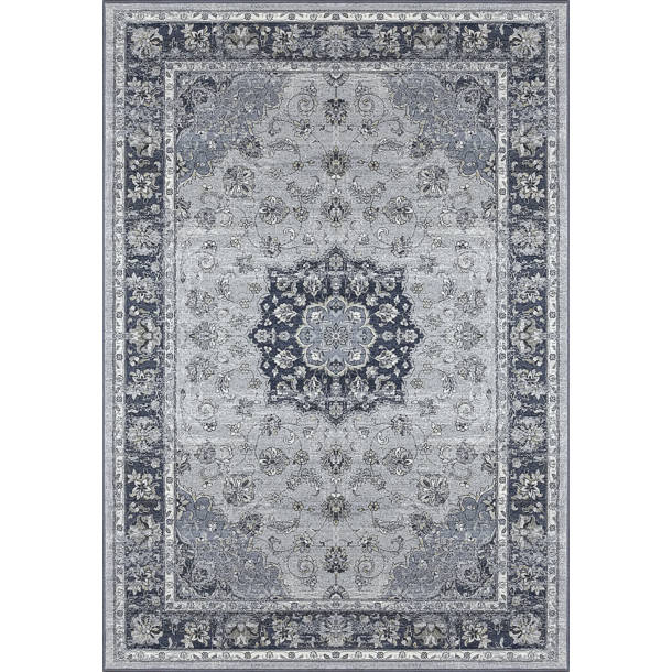 Astoria Grand Attell Oriental Cream/Gray Area Rug & Reviews Wayfair